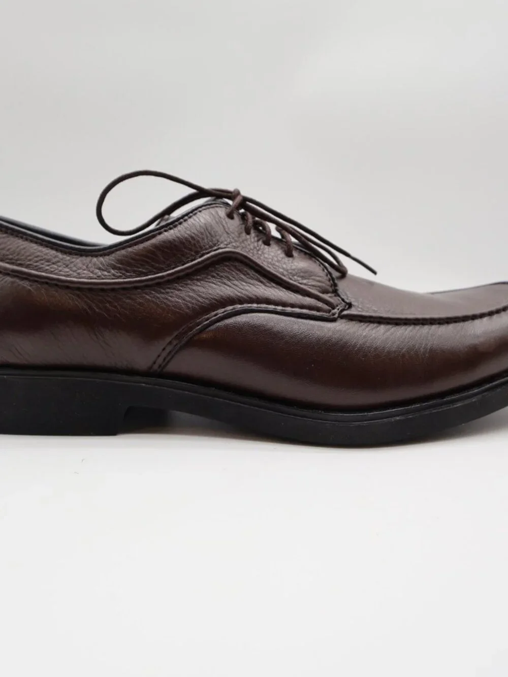 Hush Puppies Tribute Oxford Mens 10 Dark Brown Leather Dress Shoe 16408 New